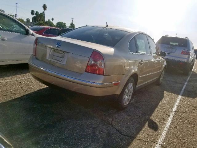 WVWPD63B63P039044 - 2003 VOLKSWAGEN PASSAT GLS GOLD photo 4