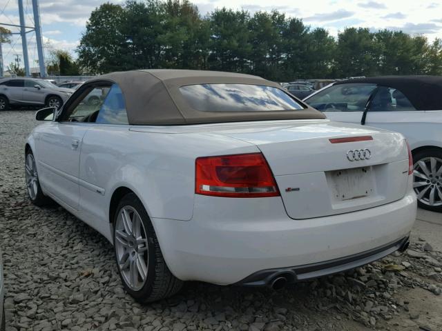 WAUDF48H79K011870 - 2009 AUDI A4 2.0T CA WHITE photo 3