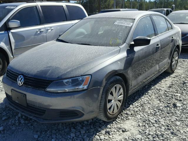 3VW2K7AJ0EM328197 - 2014 VOLKSWAGEN JETTA BASE 银色 照片 2