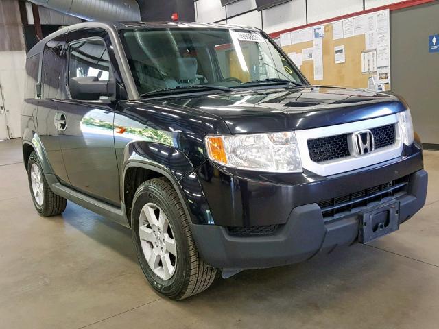 5J6YH2H73AL002599 - 2010 HONDA ELEMENT EX BLACK photo 1