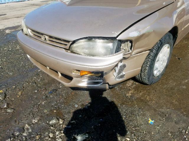 4T1BG12K6TU792706 - 1996 TOYOTA CAMRY DX BEIGE photo 9