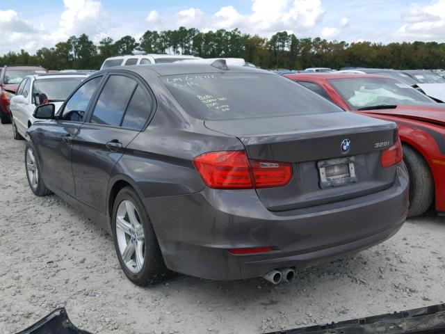 WBA3C1G50DNR49291 - 2013 BMW 328 I SULE GRAY photo 3