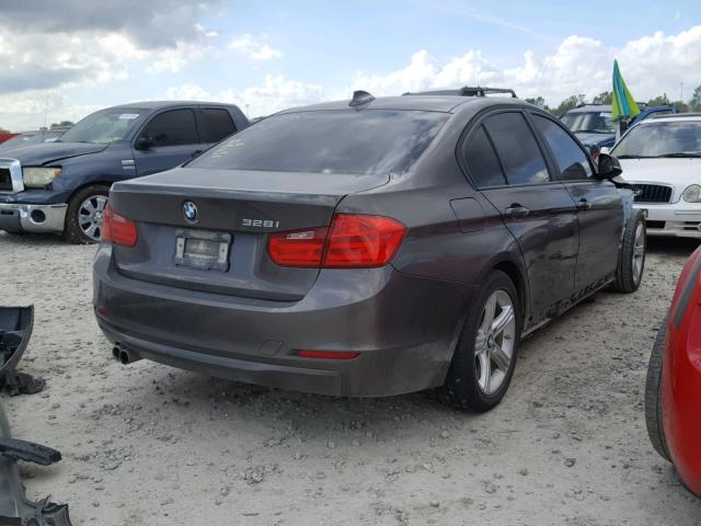 WBA3C1G50DNR49291 - 2013 BMW 328 I SULE GRAY photo 4