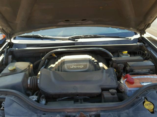 1J4HS58286C340613 - 2006 JEEP GRAND CHER GRAY photo 7