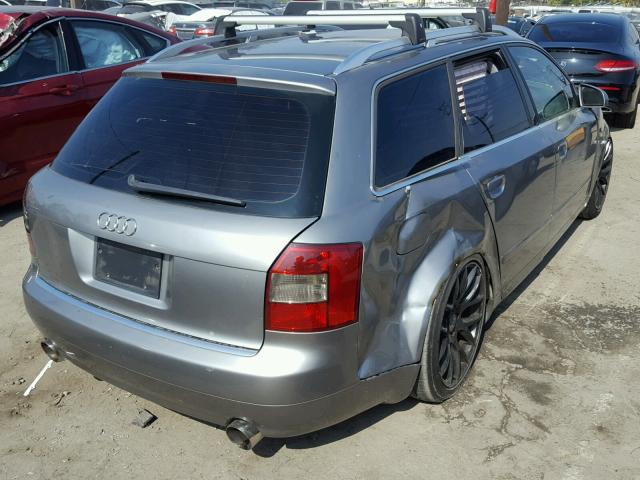 WAUVT68E03A112079 - 2003 AUDI A4 3.0 AVA GRAY photo 4