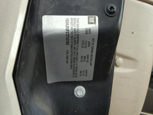 1G8AJ55F27Z147402 - 2007 SATURN ION LEVEL GOLD photo 10