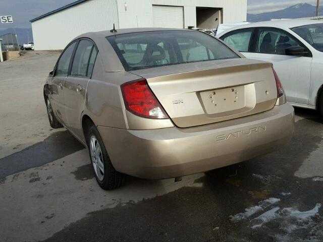 1G8AJ55F27Z147402 - 2007 SATURN ION LEVEL GOLD photo 3