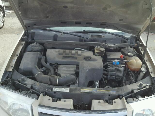 1G8AJ55F27Z147402 - 2007 SATURN ION LEVEL GOLD photo 7