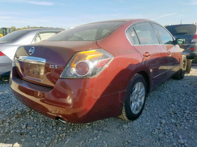 1N4AL2AP9AN457760 - 2010 NISSAN ALTIMA BAS MAROON photo 4