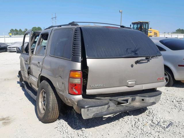 1GKEC13Z53J241410 - 2003 GMC YUKON TAN photo 3