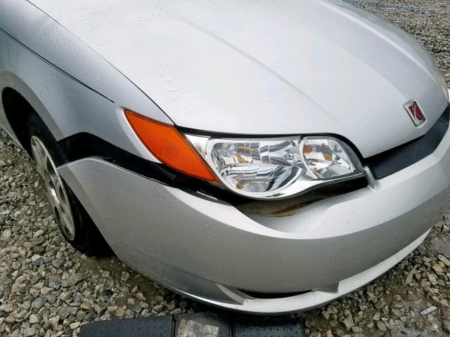 1G8AN14F45Z160521 - 2005 SATURN ION LEVEL SILVER photo 9