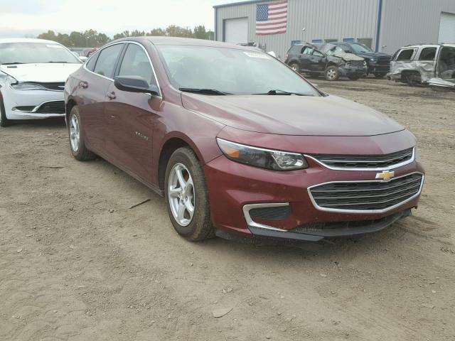 1G1ZB5ST3GF223218 - 2016 CHEVROLET MALIBU LS 栗色 照片 1