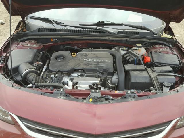 1G1ZB5ST3GF223218 - 2016 CHEVROLET MALIBU LS 栗色 照片 7