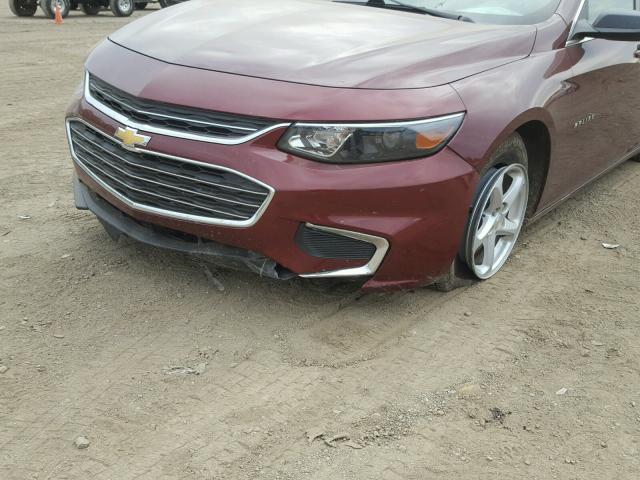 1G1ZB5ST3GF223218 - 2016 CHEVROLET MALIBU LS 栗色 照片 9