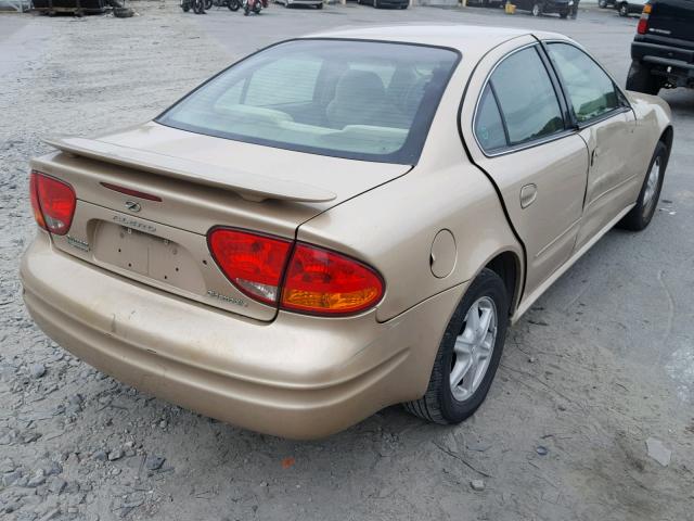 1G3NL52F83C174459 - 2003 OLDSMOBILE ALERO GL BROWN photo 4