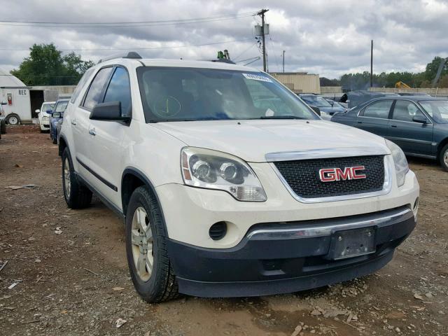 1GKLRKED4AJ147061 - 2010 GMC ACADIA SL WHITE photo 1