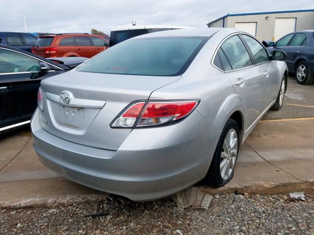 1YVHZ8DH9C5M36970 - 2012 MAZDA 6 I SILVER photo 4