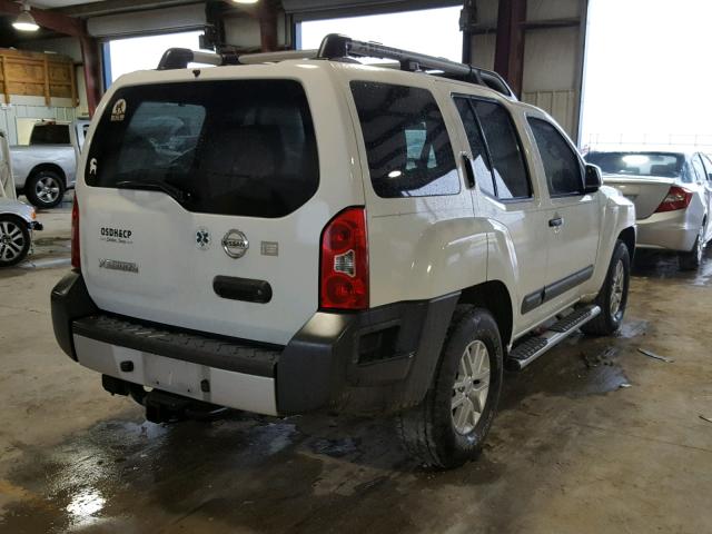 5N1AN0NUXEN815118 - 2014 NISSAN XTERRA X WHITE photo 4