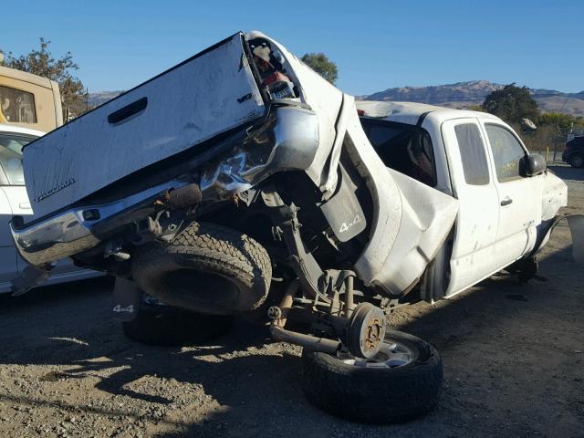 5TFUU4EN5DX066588 - 2013 TOYOTA TACOMA WHITE photo 4