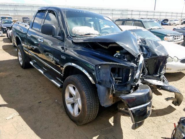 1D7HU18207S260728 - 2007 DODGE RAM 1500 S BLACK photo 1