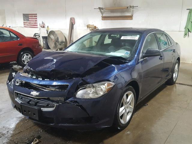 1G1ZA5E04AF105433 - 2010 CHEVROLET MALIBU LS ლურჯი ფოტო 2