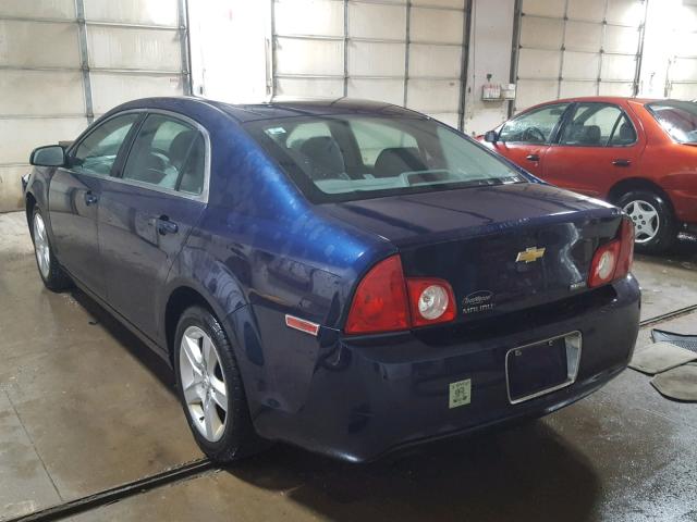 1G1ZA5E04AF105433 - 2010 CHEVROLET MALIBU LS ლურჯი ფოტო 3