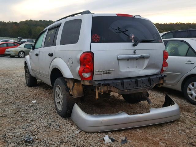 1D4HB48NX5F543495 - 2005 DODGE DURANGO SL SILVER photo 3