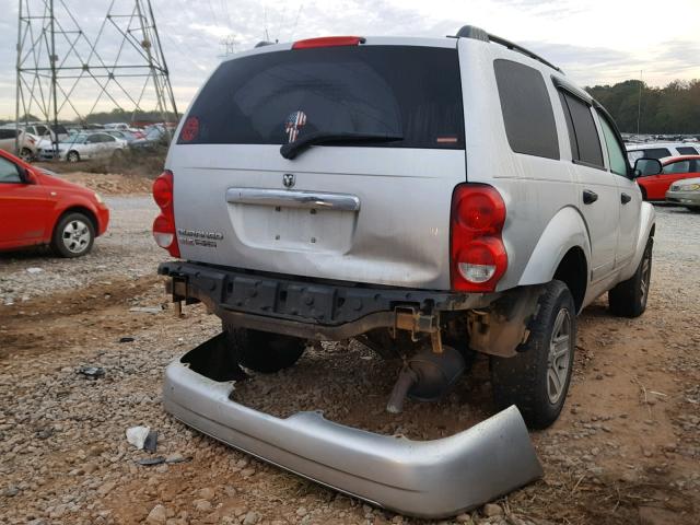 1D4HB48NX5F543495 - 2005 DODGE DURANGO SL SILVER photo 4