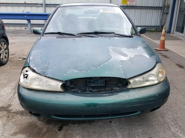 1FAFP6538XK106874 - 1999 FORD CONTOUR LX GREEN photo 9