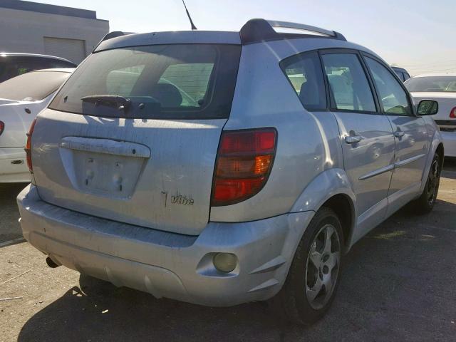 5Y2SL63835Z446912 - 2005 PONTIAC VIBE SILVER photo 4