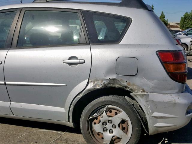 5Y2SL63835Z446912 - 2005 PONTIAC VIBE SILVER photo 9