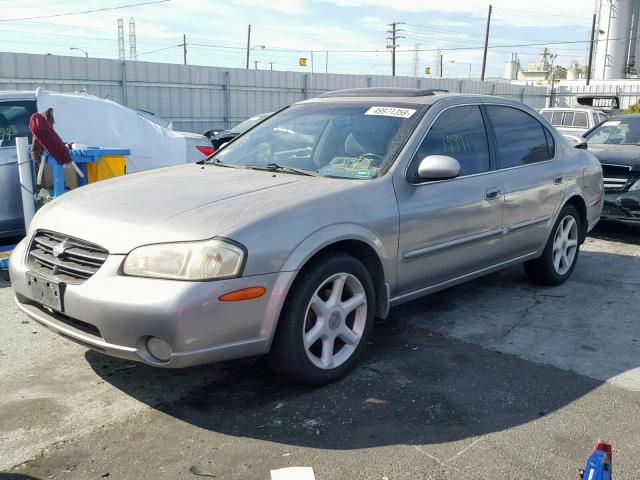 JN1CA31D31T831024 - 2001 NISSAN MAXIMA GXE GRAY photo 2