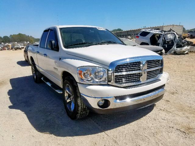 1D7HA18N48S637582 - 2008 DODGE RAM 1500 S WHITE photo 1