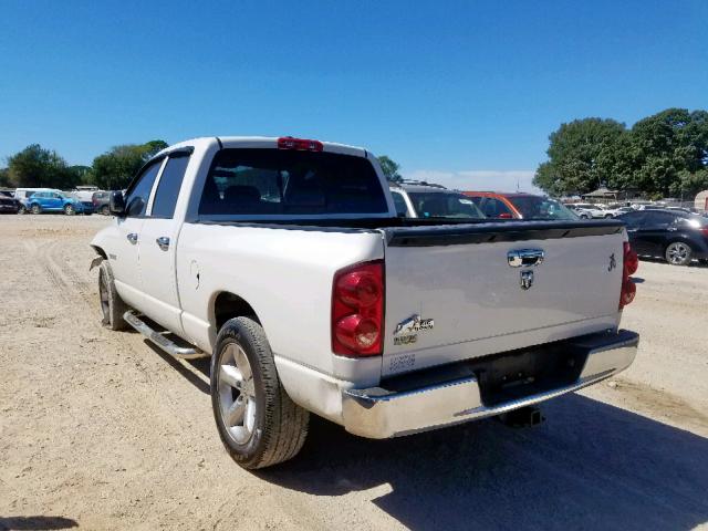 1D7HA18N48S637582 - 2008 DODGE RAM 1500 S WHITE photo 3