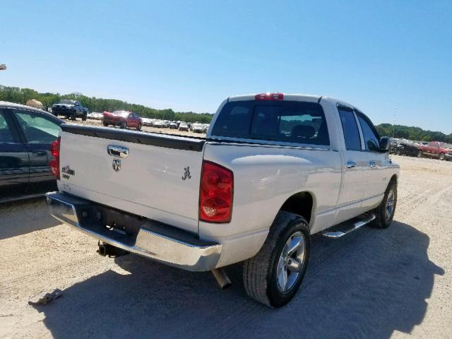 1D7HA18N48S637582 - 2008 DODGE RAM 1500 S WHITE photo 4