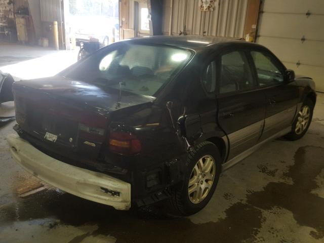 4S3BE6867Y7205954 - 2000 SUBARU LEGACY OUT BLACK photo 4