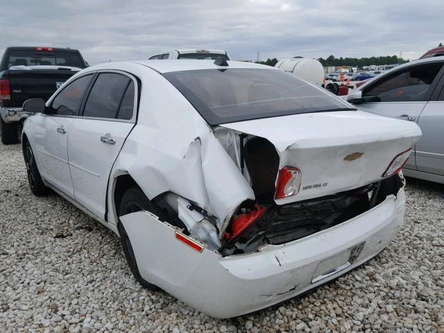 1G1ZD5EU5CF320185 - 2012 CHEVROLET MALIBU 2LT WHITE photo 3