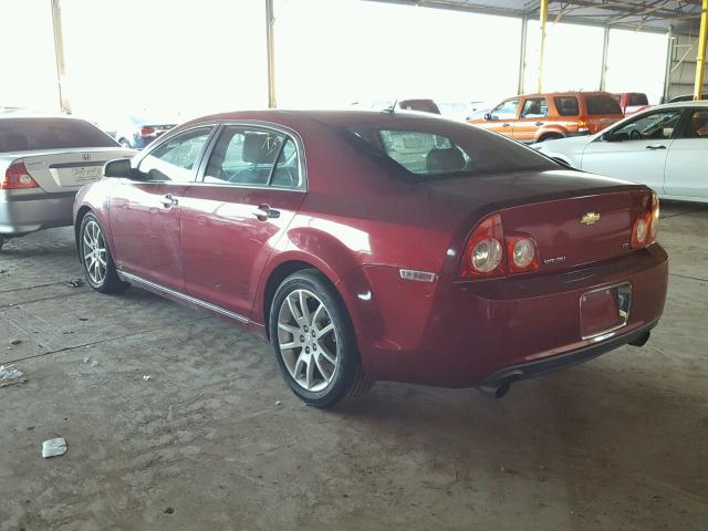 1G1ZK57748F270142 - 2008 CHEVROLET MALIBU LTZ MAROON photo 3