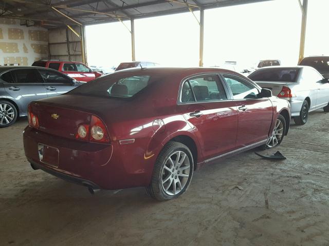 1G1ZK57748F270142 - 2008 CHEVROLET MALIBU LTZ MAROON photo 4