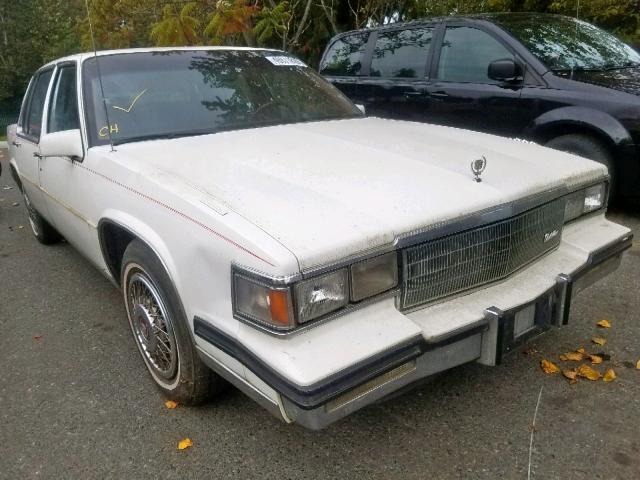 1G6CB698XF4308381 - 1985 CADILLAC FLEETWOOD WHITE photo 1