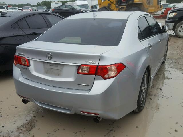 JH4CU2F81CC021466 - 2012 ACURA TSX SE GRAY photo 4