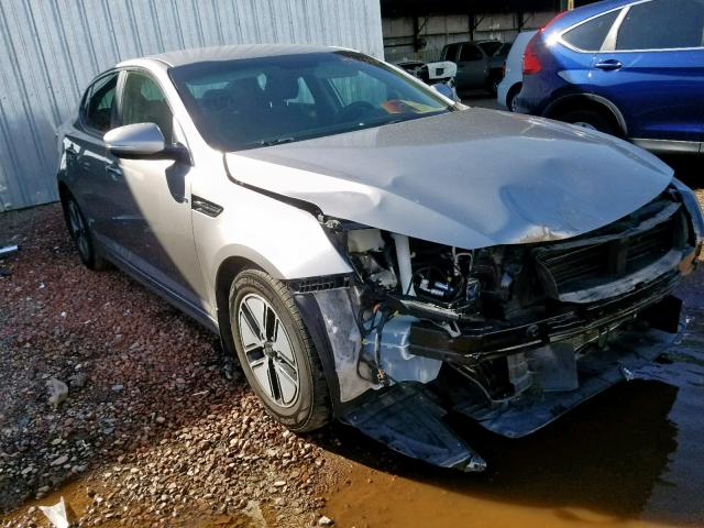 KNAGM4AD1D5041805 - 2013 KIA OPTIMA HYB TAN photo 1