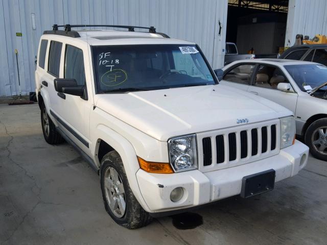 1J8HG48N96C175630 - 2006 JEEP COMMANDER WHITE photo 1