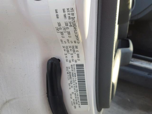 1J8HG48N96C175630 - 2006 JEEP COMMANDER WHITE photo 10