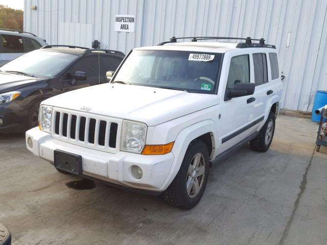 1J8HG48N96C175630 - 2006 JEEP COMMANDER WHITE photo 2