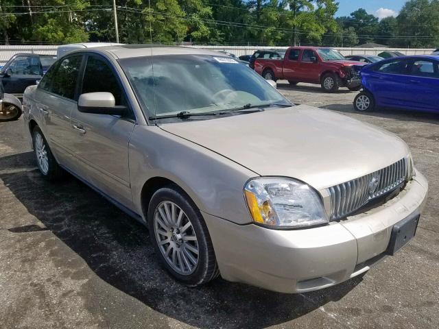 1MEHM42135G622108 - 2005 MERCURY MONTEGO PR ოქროსფერი ფოტო 1