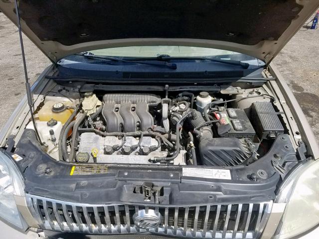 1MEHM42135G622108 - 2005 MERCURY MONTEGO PR ოქროსფერი ფოტო 7