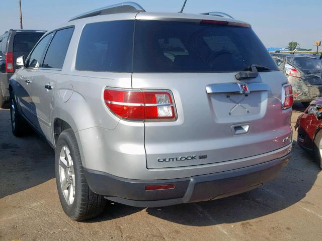 5GZEV23D59J111702 - 2009 SATURN OUTLOOK XR ვერცხლისფერი ფოტო 3