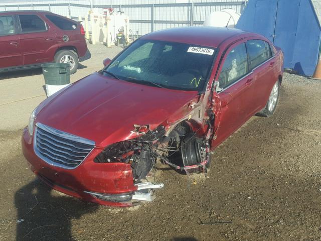 1C3CCBAB1DN733946 - 2013 CHRYSLER 200 LX MAROON photo 2