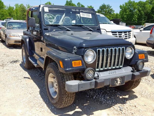 1J4FA59S72P701261 - 2002 JEEP WRANGLER / BLACK photo 1